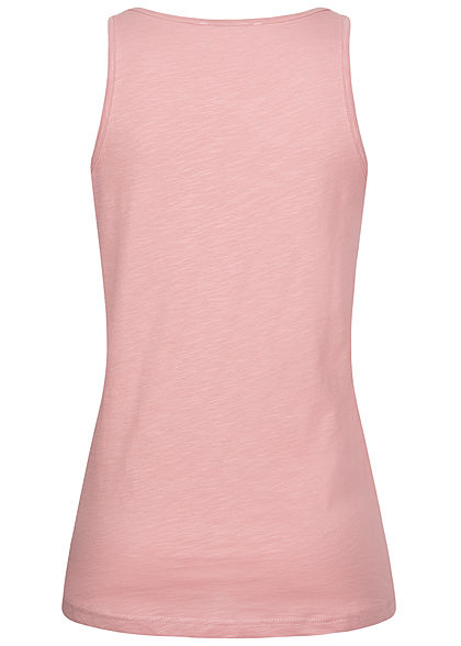 Urban Surface Damen Tank Top Insel Print old dunkel rosa