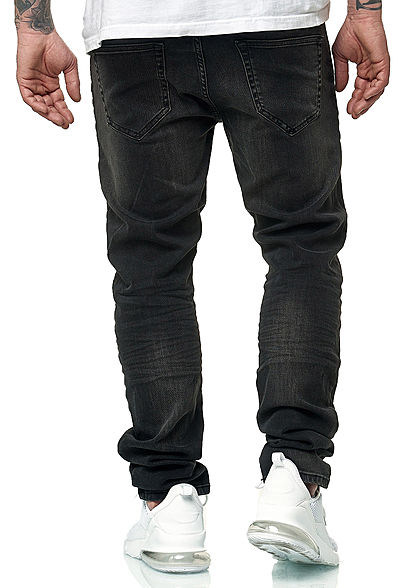 ONLY & SONS Herren NOOS Jeans Hose Slim Fit 5-Pockets washed schwarz denim