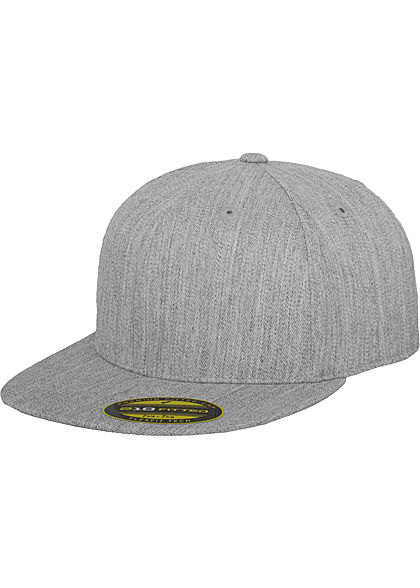 Flexfit TB 210 Fitted Cap Baseball Passform heather grau