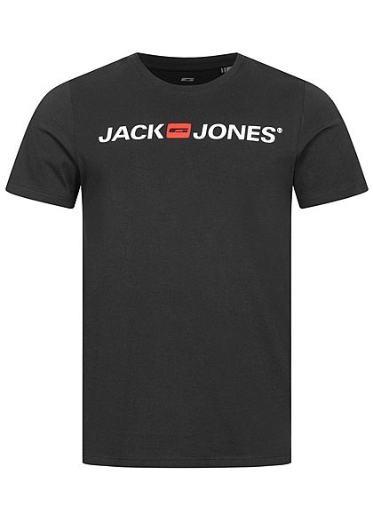 Jack and Jones Heren NOOS T-Shirt logo print zwart - Art.-Nr.: 20041598