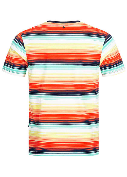 Hailys Herren T-Shirt Streifen Muster multicolor
