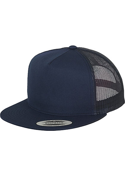 Flexfit TB Classic Trucker Snapback Mesh Cap navy blau