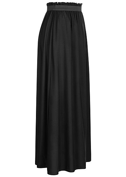 Vero Moda Dames NOOS Paperbag Rok met elastiek in tailleband zwart