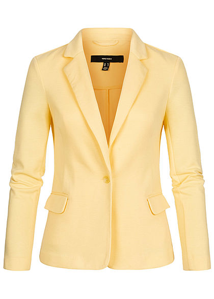 Vero Moda Damen Blazer 2-Pockets pale banana gelb