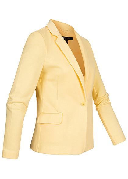 Vero Moda Damen Blazer 2-Pockets pale banana gelb