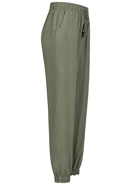 Hailys Dames Broek 2-Pockets khaki groen