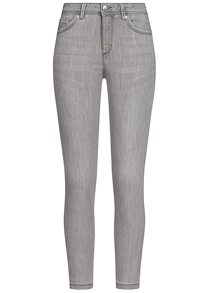 Vero Moda Damen NOOS Slim Fit Jeans Hose 5-Pockets hell grau denim
