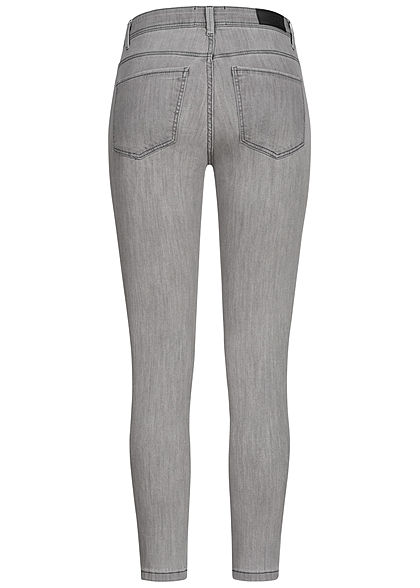 Vero Moda Damen NOOS Slim Fit Jeans Hose 5-Pockets hell grau denim
