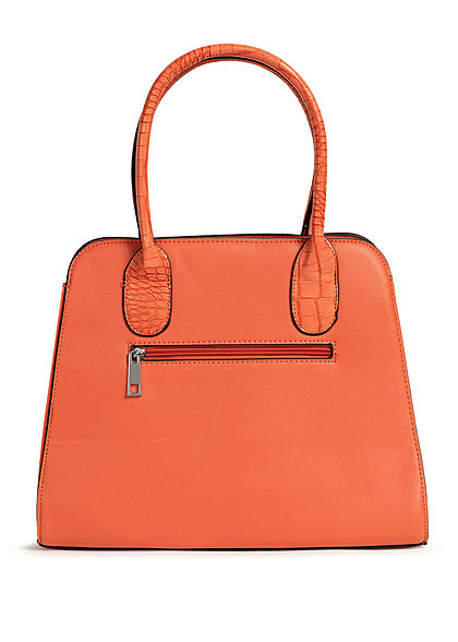 Styleboom Fashion Damen Handtasche Kunstleder ca. 36x28cm orange