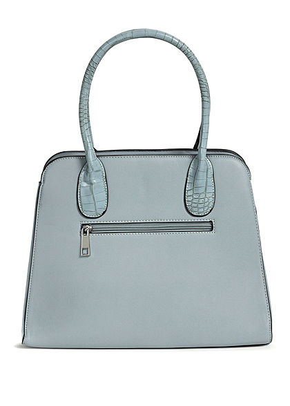 Styleboom Fashion Damen Handtasche Kunstleder ca. 36x28cm hell blau