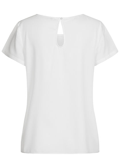 ONLY Damen NOOS Solid Blusen Shirt cloud dancer weiss