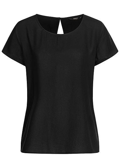 ONLY Damen NOOS Solid Blusen Shirt schwarz