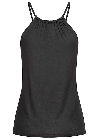 Seventyseven Lifestyle Damen leichtes Viskose Top schwarz