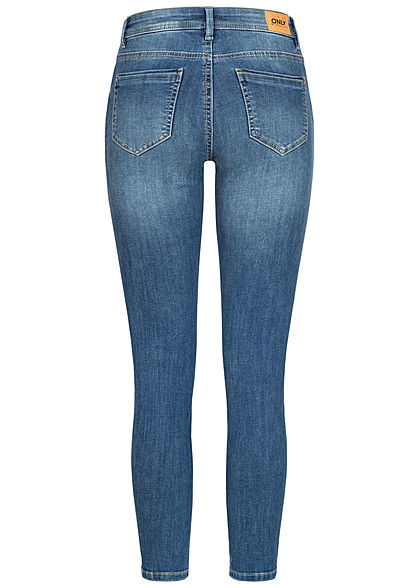 ONLY Dames NOOS Skinny Jeans Regular Waist medium blauw denim