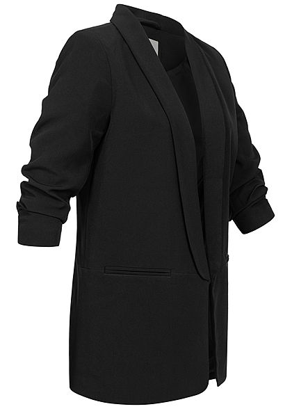 ONLY Dames NOOS Longform Blazer met 3/4 mouwen zwart