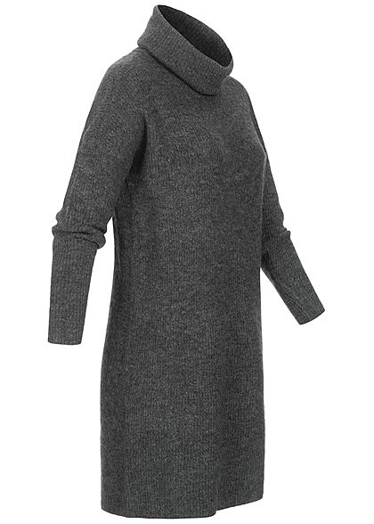 ONLY Dames NOOS Mini Jurk donkergrijs melange