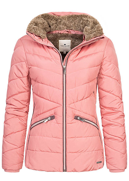 Tom Tailor Damen Winter Steppjacke Stehkragen 2-Pockets blush rosa - Art.-Nr.: 20094524