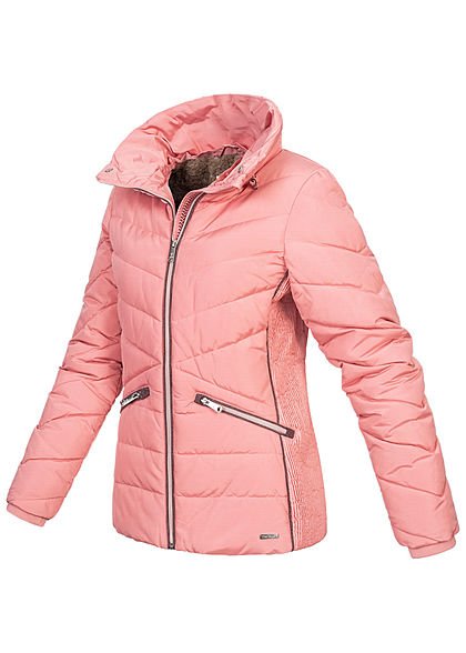 Tom Tailor Damen Winter Steppjacke Stehkragen 2-Pockets blush rosa
