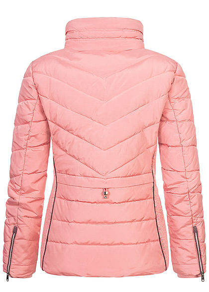 Tom Tailor Damen Winter Steppjacke Stehkragen 2-Pockets blush rosa