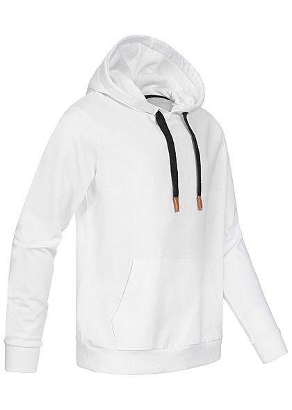 Seventyseven Lifestyle Heren Basic Hoodie Logo wit