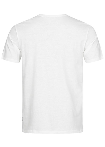 ONLY & SONS Herren T-Shirt Oltre IL Frontprint Slim Fit cloud dancer weiss schwarz