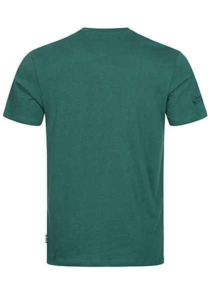 ONLY & SONS Herren T-Shirt Barber Shop Print sea moss dunkel grün