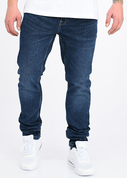 ONLY & SONS Herren Slim Fit Jeans Hose 5-Pockets black denim dunkel blau - Art.-Nr.: 20110224