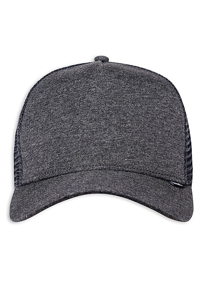 Djinns Herren Trucker Snapback Cap Mesh-Detail hinten charcoal dunkel grau