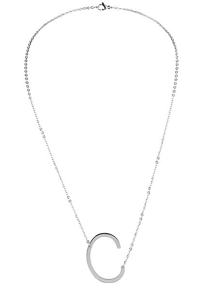 Hailys Damen Fashion Halskette mit Buchstaben Anhnger C silber - Art.-Nr.: 20120571