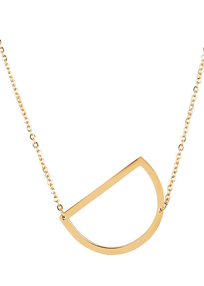 Hailys Damen Fashion Halskette mit Buchstaben Anhnger D gold