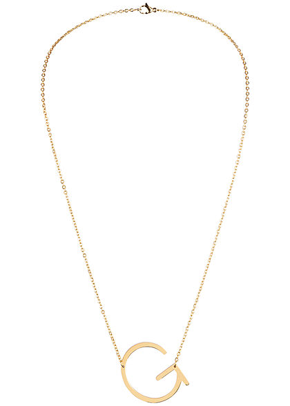 Hailys Damen Fashion Halskette mit Buchstaben Anhnger G gold