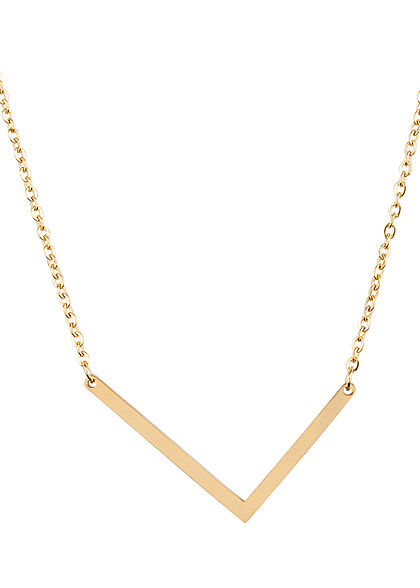 Hailys Damen Fashion Halskette mit Buchstaben Anhnger L gold