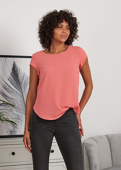NOOS Blouse met rits en structuurstof