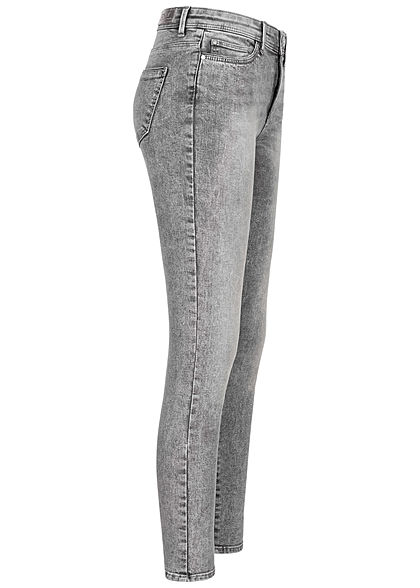 ONLY Dames NOOS Mid Skinny Jeans 5-Pocket medium grijs denim