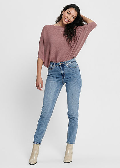 JDY ONLY Dames NOOS Trui 1/2 Bat Wing Sleeves wistful mauve paars