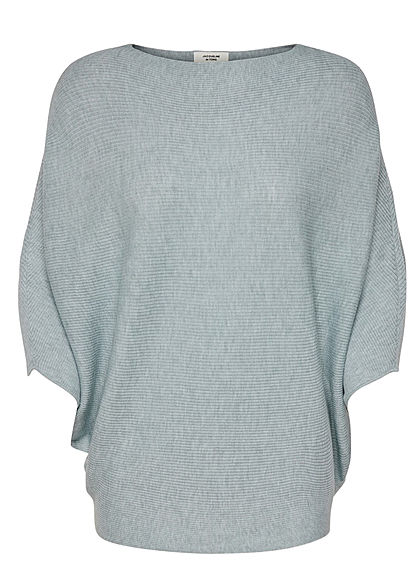 JDY by ONLY Dames NOOS 1/2 Vleermuismouw Trui fog blauw melange