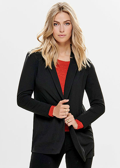 JDY by ONLY Dames NOOS Lange Blazer Vest zwart