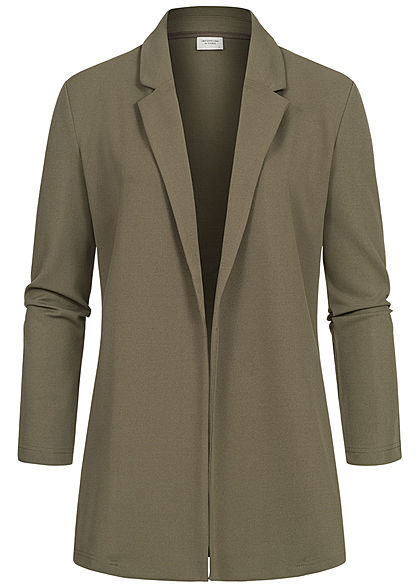 JDY by ONLY Dames NOOS Long Blazer Cardigan kalamata olijfgroen