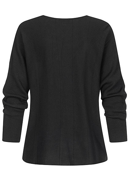 Tom Tailor Dames Ribbed Trui zwart