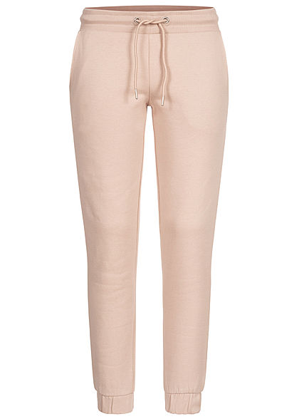 Urban Classics Dames Basic Sweat Joggingpants 2-Pockets lichtpink