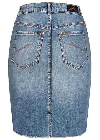 ONLY Dames NOOS Jeans Rok 5-Pockets medium blauw denim