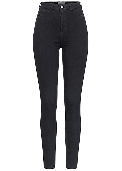 TALLY WEiJL Dames High-Waist Skinny Jeans 2-Pockets zwart
