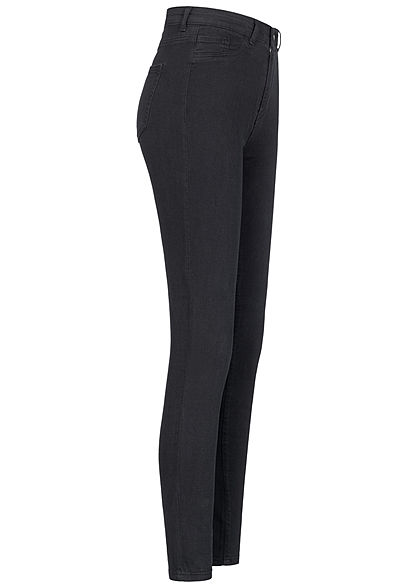 TALLY WEiJL Dames High-Waist Skinny Jeans 2-Pockets zwart