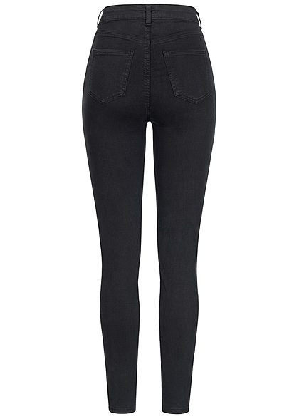 TALLY WEiJL Dames High-Waist Skinny Jeans 2-Pockets zwart