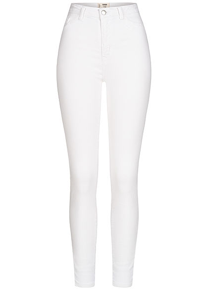TALLY WEiJL Dames High-Waist Skinny Jeans 2-Pockets wit