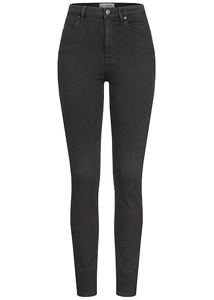 TALLY WEiJL Dames High-Waist Skinny Jeans 5-Pockets zwart denim