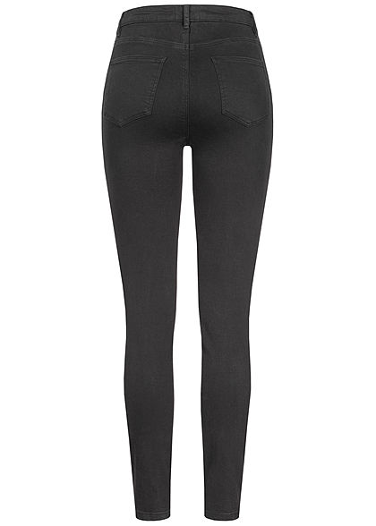 TALLY WEiJL Dames High-Waist Skinny Jeans 5-Pockets zwart denim