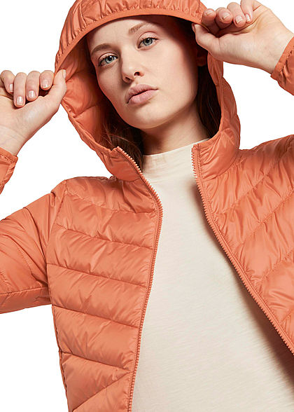 Tom Tailor Dames Jas 2-Pockets dull coral oranje