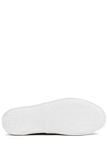 Tom Tailor Dames Canvas platte sneaker met veters blauw wit
