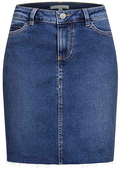 Tom Tailor Dames Skinny Jeans Broek 5-Pockets dark stone wash denim blauw